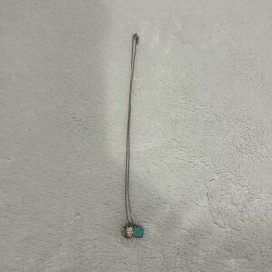Tiffany & Co double heart necklace- turquoise